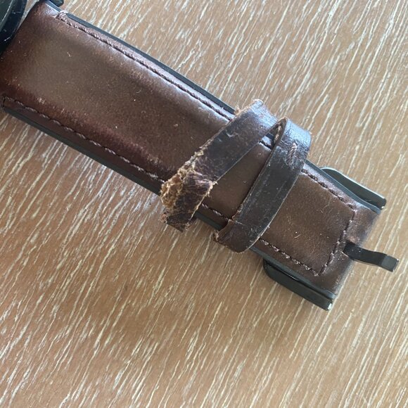 Men's Gen 5 Fossil Smartwatch Black with Leather Band | Model DW10F1 - Picture 7 of 7